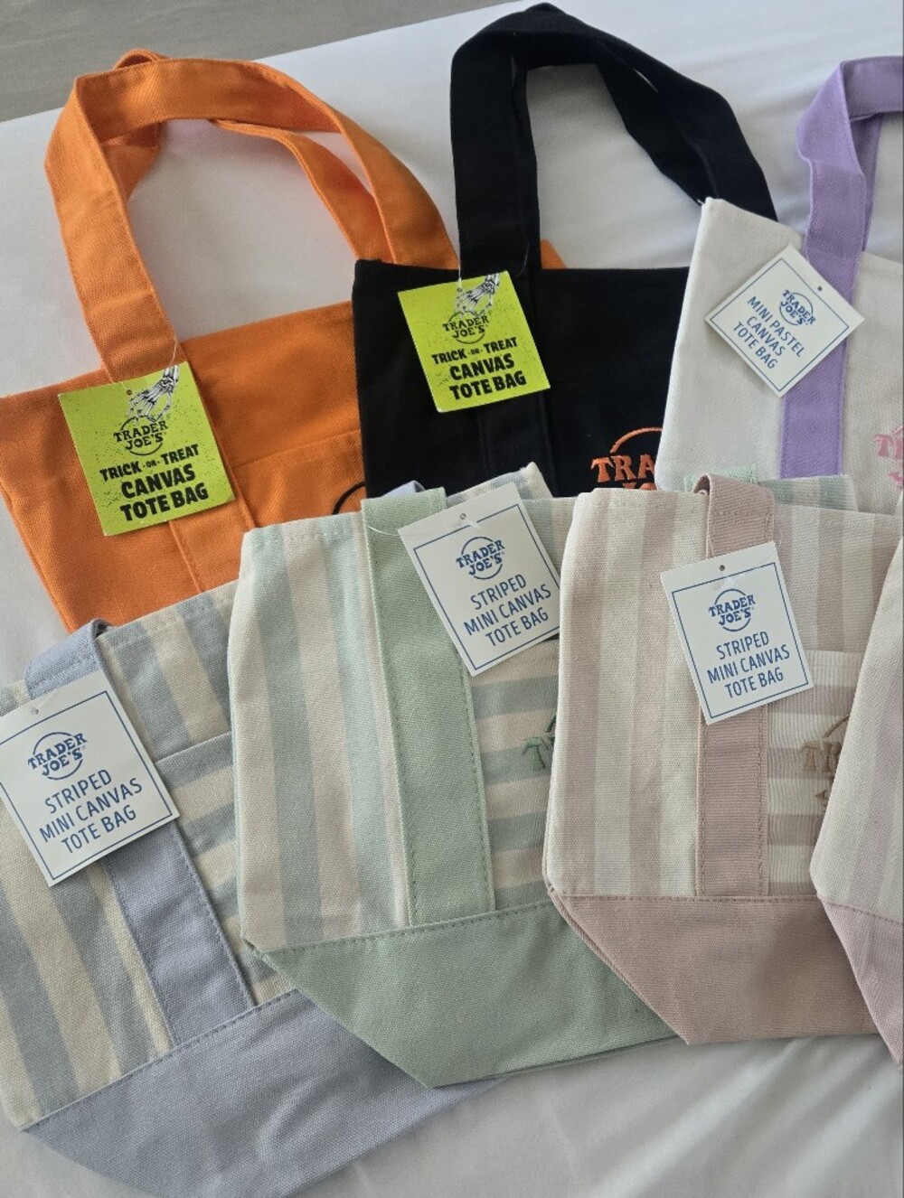 Trader Joe's Mini Canvas Tote Bag
